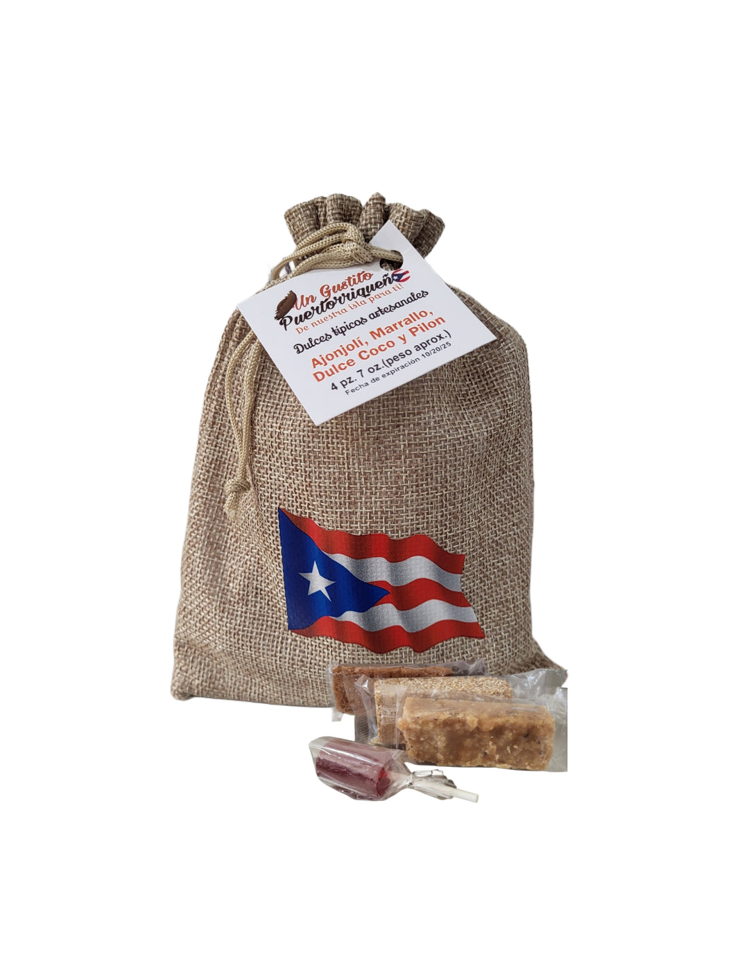 Saquito Surtido  Bandera de PR    4 pz./7 oz.